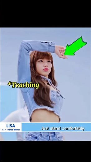 Lisa teach them the correct Step🗿✅ #lisa #foryoupage #viral #shorts