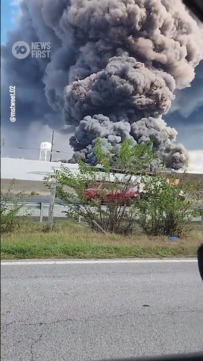 Massive Chemical Plant Fire In Georgia Forces Evacuations | 10 News First