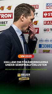 255 reactions · 109 comments | ”Finns ingen magisk formel” Sam Hallam ger sina tankar efter 2–6-förlusten mot USA, som innebär att Sverige missar final.  | Hockeysverige | Facebook