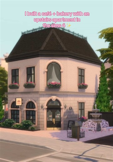 Café and Bakery Tour with Apartment in The Sims 4