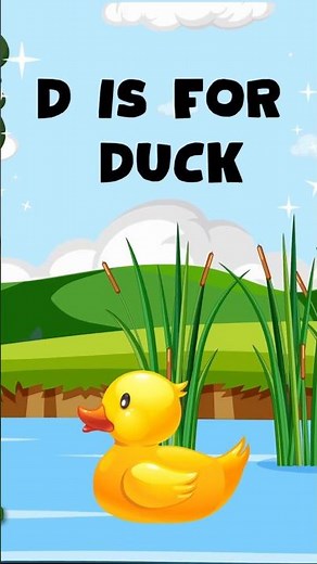 The Letter D Song|English Alphabet for Kids|Learn the Letter L|D is for Duck #abcd #kidssong #shorts