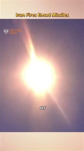 Iran Launches Emad Ballistic Missiles From Open Desert Site