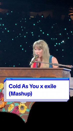Cold As You x exile (Mashup) by Taylor Swift | The Eras Tour Performance