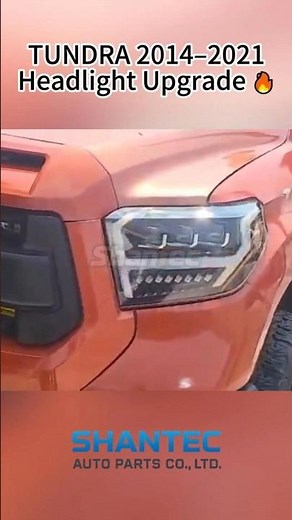 TUNDRA 2014–2021 LED Headlight Upgrade | Plug & Play