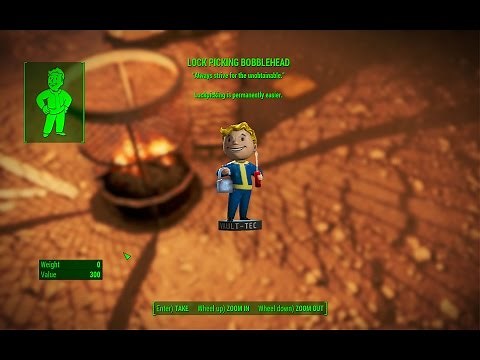 Lock Picking Bobblehead - Pickman Gallery - Fallout 4