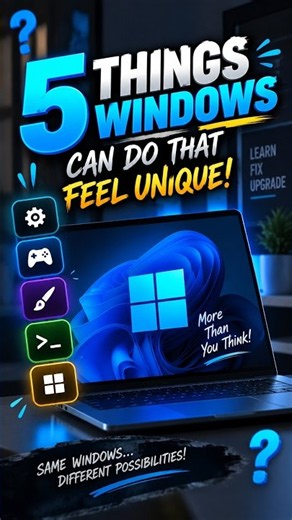 5 Things Windows Can Do That Feel Unique! 🖥️👀