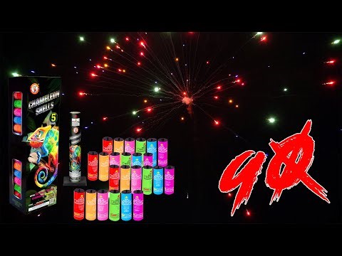 Chameleon Shells - Winda Fireworks - 5" Color Changing Canister Shells