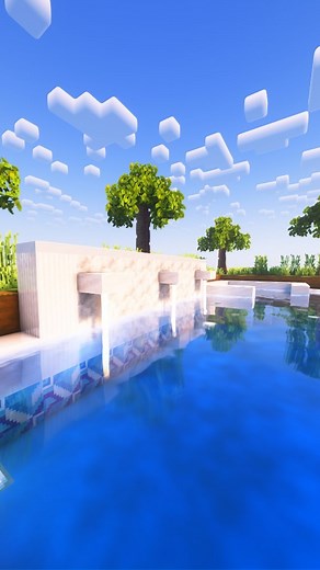 Ghostmoney on Instagram: "How to build a luxury swimming pool in Minecraft 🏊‍♂️ #minecraftbuilds #reels #minecraftideas #minecrafttutorial #minecraftbuild"