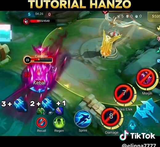 Hanzo Tutorial for Mobile Legends Gameplay