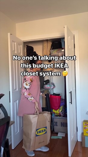 199K views · 544 reactions | Closet makeover with IKEA AUDRAL system!...