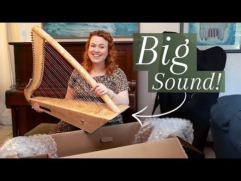 Sonnet Harp Unboxing! (Lap harp that sounds like a floor harp?)
