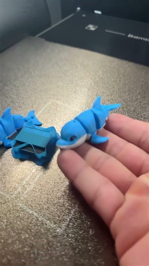 Baby Shark Dolphin 3D Printer Bambu Labs