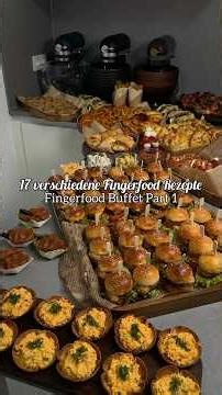 17 different finger food recipes - Part 1 #fingerfood #newyearseve #buffet #catering #salads #bur...