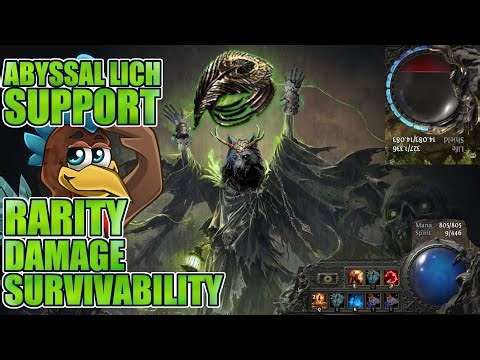Abyssal Lich Caster Support | Full Guide | [PoE2][0.3]