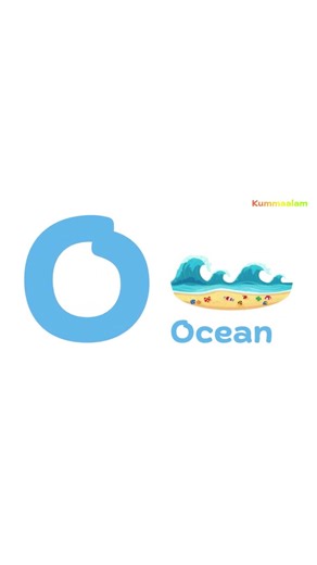 ABC Alphabet O | Blue Color Alphabet | Rainbow ABC Series 🌈 | Kids Learning