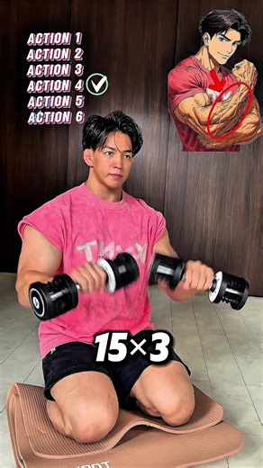 6 forearm exercises to thicken your forearms❗️ . . #forearmworkout #exercise #training #fyp #homeworkout