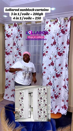 High-Quality Lollarod Sunblock Curtains
