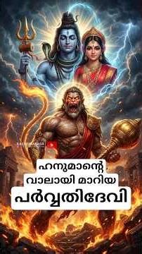 ഹനുമാന്റെ വാലായി മാറിയ പർവ്വതിദേവി