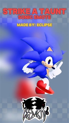 Strike a Taunt Sonic Emote - Oblivion #roblox #robloxhorror #sonic