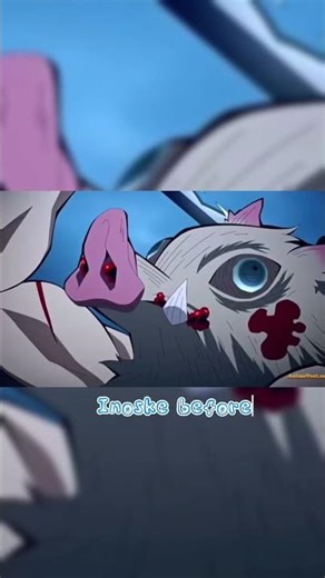 Inosuke Edit – Before & After Transformation #demonslayer #anime #edit