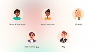 Happy People of Different Races - Avatars Concept