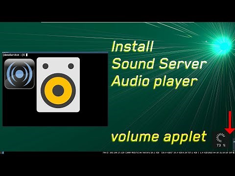 Arch Linux Enable Audio, Audio Player, volume control applet | i3 window manager