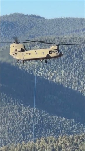 US Army Black Hawk Wreckage Recovered by US Army CH-47 Chinook in Colorado Mountains
