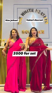 3500 for set ( sari ,blouse,peticot,fals)The White Feather BoutiqueThe White Feather Boutique Kathmandu Srijana Dallakoti | Rupa Thapa Pathak