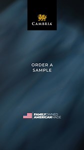 Experience Berkshire Steel Satin Ridge™ with raised steel texture on a white background—a perfect blend of serenity and strength. | Cambria | Facebook