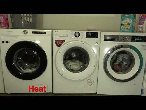 Wash Race - Samsung Serie 5+ vs. LG Turbowash 360 vs. Bosch series 8 / Mixed 30'c