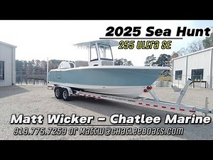 2025 Sea Hunt Ultra 255SE!! A Boat for Every Budget!! Under 130K! Boat Show Pricing Going on now!!