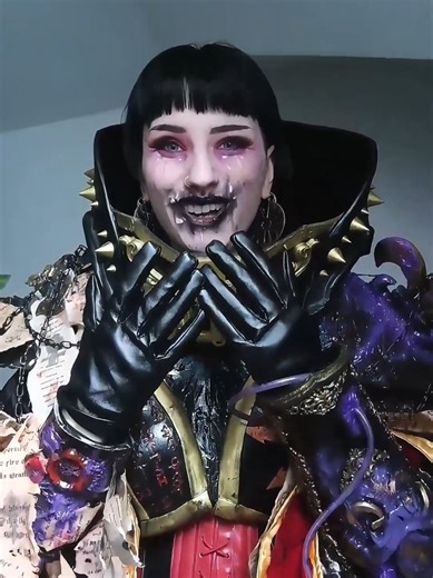 Little innocent Kriegs are the cutest 🥰💜 especially @butcher_reborn 👅 #warhammer #warhammer40k #warhammermemes #cosplay #tabletop