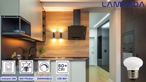 R14 LED Bulb 4W E26 Base Mini Reflector Floodlight Light Bulb Dimmable 3000K Warm White - 40W Equivalent - Mini Light Bulbs, Short Light Bulbs, Curio Cabinet Light Bulb, R14 Bulb Flood Light 4 Pack