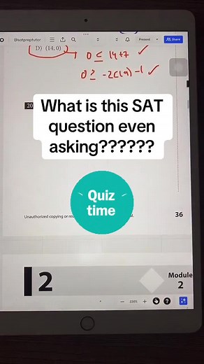 SAT Question Quiz - Solve This Tricky SAT Question!