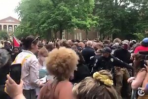 Tensions Rise at U.N.C. Chapel Hill After Dozens of Pro-Palestinian Demonstrators Are Detained