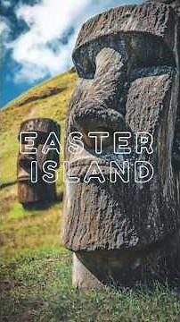 🌴 Easter Island: The Mysterious Land of the Moai 🗿 #shorts #history