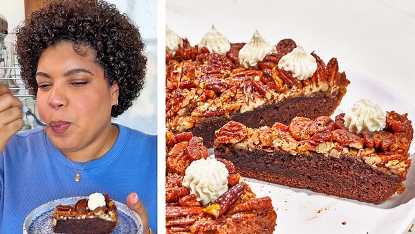 How to Make Pecan Pie Brownies