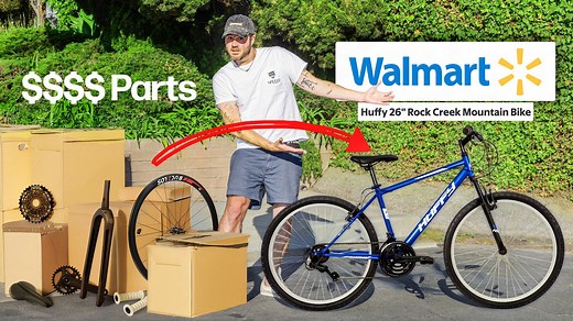 We put $1000 parts on a $50 Walmart bike