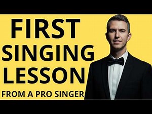Your FIRST singing lesson (BEGINNER lesson from a PRO SINGER)