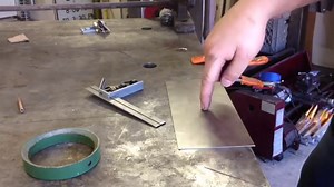 How to layout and make a simple sheetmetal project