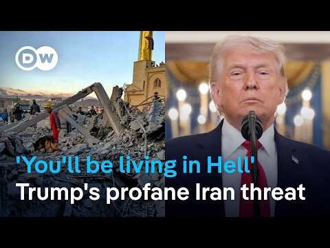 'Open the F***in' Strait' — Trump fires off a profanity laden social media attack on Iran | DW News