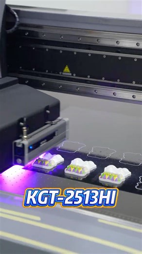 This is the world's first printer to utilize the Fuji SF600 printhead --- KGT-2513HI #uvprinter