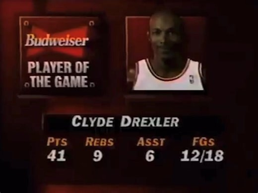 🏀On May 5, 1995 Clyde Drexler scored a game-high 41 points and Hakeem Olajuwon added 40 to lead the Houston Rockets to a 123-106 win over the visiting Utah Jazz in Game 4 of their Western Conference First Round series. It marked the third time in NBA Playoff history that a pair of teammates had scored 40 or more points in the same game.🏀 #ClydeTheGlide | Davenport Sports Network