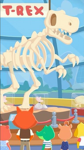 🦖 T-REX! King Of The Dinosaurs | Dinosaur Cartoon For Kids | Kiddopia #shorts #kids