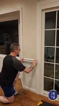 How to put up chair rail