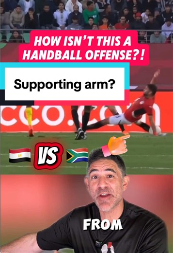 He is definitely making his body unnaturally bigger. The reason why this is not a handball offense is because it is his supporting arm between his body and the ground when making a slide tackle or challenge. Do you agree with the call? #educatoraward #tiktoksoccercampaign #TikTokCreatorSearchInsightsIncentive