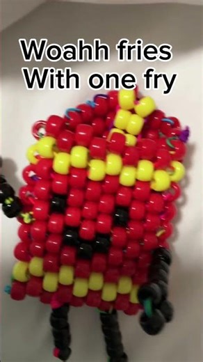 Made fries from bfdia (bfb, tpot) out of Kandi! || #bfdia || #osc || #silly || #kandi ||