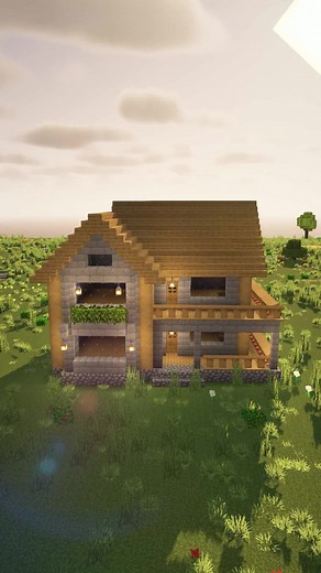 Cómo hacer una casa en MINECRAFT - Tutorial de Construcción