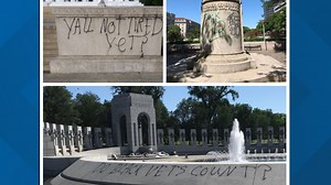 Vandals deface monuments at National Mall during DC protests