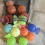12 PCS Reusable Water Balloons - No-Magnets, Refillable Water Balloons with Mesh Bag, Quick Fill Water Silicone Water Bomb for Outdoor, Summer Toys Swimming Pool Water Toys for Kids